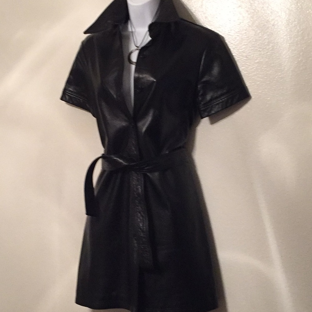 VARIAZIONI EUC Genuine Leather Mini Dress🤩